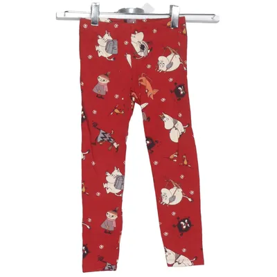 Leggings (Red, Multicolored) from Moomin by Lindex Cotton, Elastane