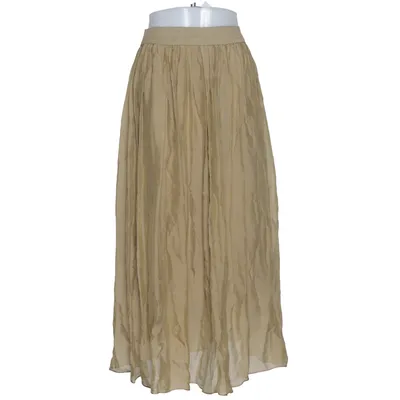 Maxi skirt (Brown) from New Collection Silk, Viscose