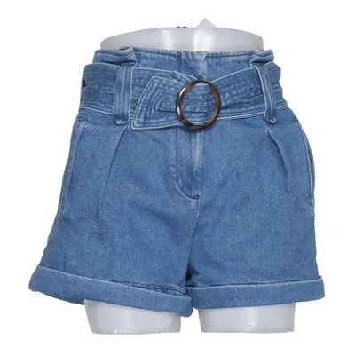 Denim shorts (Blauw) van Sézane Elastaan, Organisch katoen, Polyester