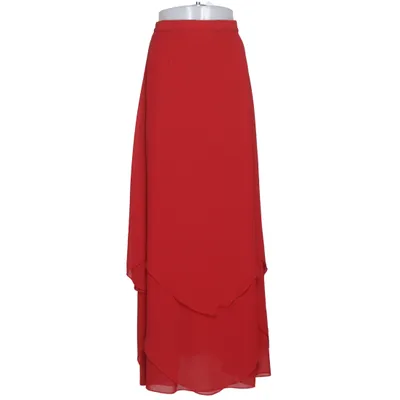 Maxi rok (Rood) van Chiffon Polyester