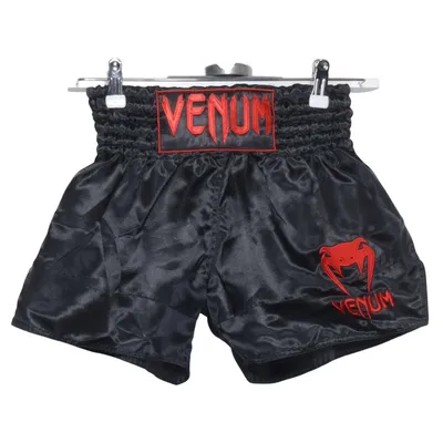 Pantalon d'arts martiaux (Noir, Rouge) de Venum Polyester