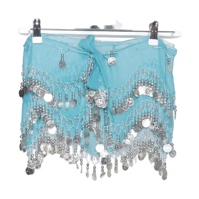 Dansdräkt (Turkos, Silverfärgad)