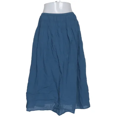 Maxi skirt (Blue) from Uniqlo Cotton, Polyester