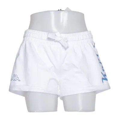 Mjukisshorts (Vit, Blå) från Kappa Bomull, Elastan