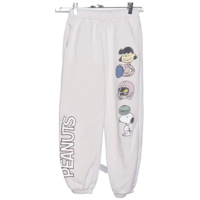 Pantalon de survêtement (Beige) de Zara x Peanuts Coton, Polyester