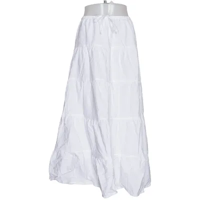 Maxi rok (Wit) van Zara Katoen