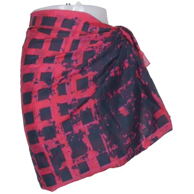Sarong (Roze, Zwart, Meerkleurig) Katoen, Zijde