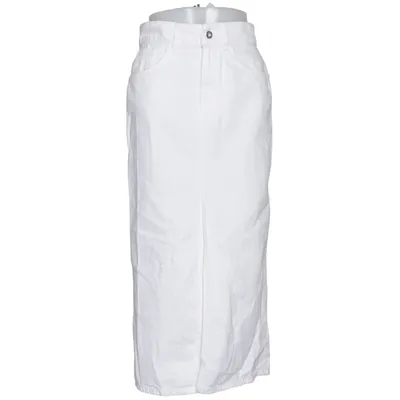 Jupe en jean (Blanc) de Massimo Dutti Coton