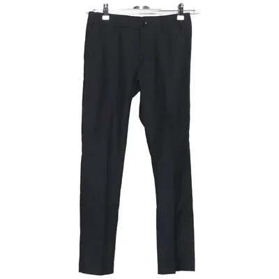 Byxor (Svart) från Regular by Lindex Polyester, Viskos