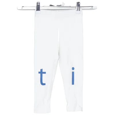 Legging (Blanc, Bleu) de Tinycottons Coton, Élasthane