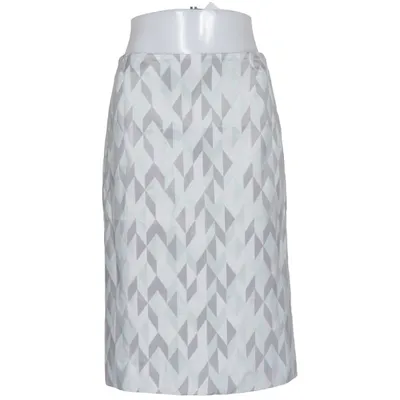 Nederdel (Grå, Hvid) fra Trixi Schober Polyester, Silke