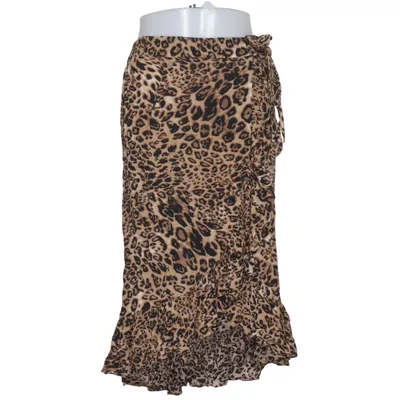 Wikkelrok (Bruin, Zwart) van Soaked in Luxury Viscose