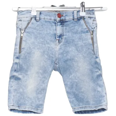 Short en jean (Bleu) de Zara Boys Coton, Élasthane, Polyester