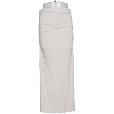 Jupe longue (Beige) de Gina Tricot Élasthane, Viscose