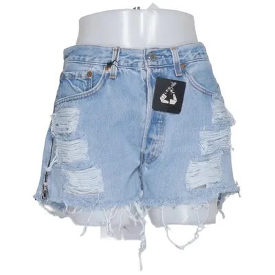 Denim shorts (Blauw) van Pelechecoco