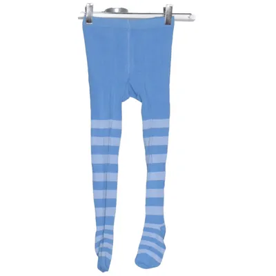 Tights (Blue) from Villervalla Cotton, Elastane, Polyamide