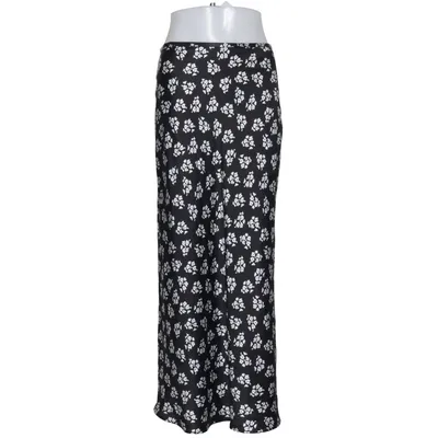 Maxi skirt (Black, White) from Rixo Silk, Tencel