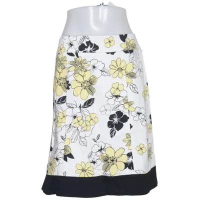 Jupe (Blanc, Jaune, Noir) de Dressbarn Coton, Élasthane