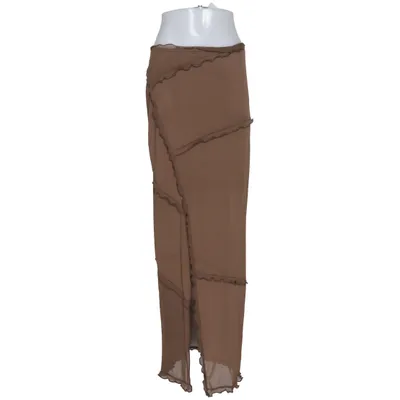 Maxi skirt (Beige) from NA-KD Elastane, Polyester