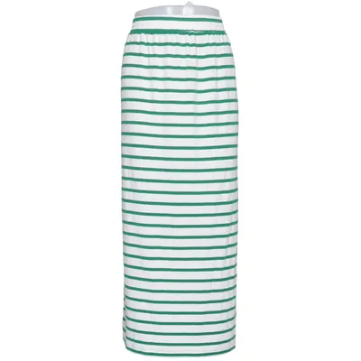Maxi rok (Groen, Wit) van Gozzip Elastaan, Polyester, Viscose