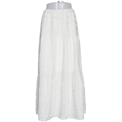 Jupe longue (Blanc) de Choklate Élasthane, Polyester