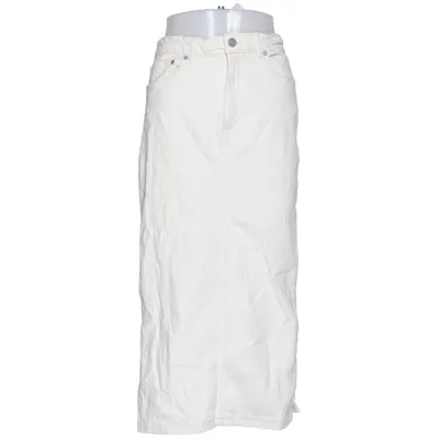 Denim skirt (Folki Split 90's Midi) from Waven Cotton, Elastane