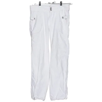 Pantalon cargo (Blanc) de H&M Dubster Coton, Lin