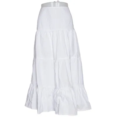 Maxi rok (Wit) van .YGCC Katoen