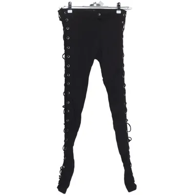 Pants (Black) from Gothicana by EMP Cotton, Elastane