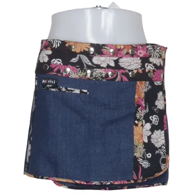 Wikkelrok (Blauw, Meerkleurig) van Moshiki