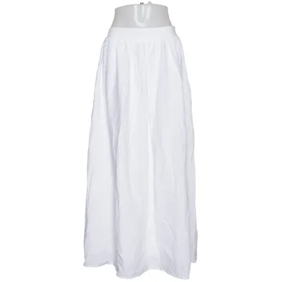 Jupe longue (Blanc) de Princess Polly Coton, Lin