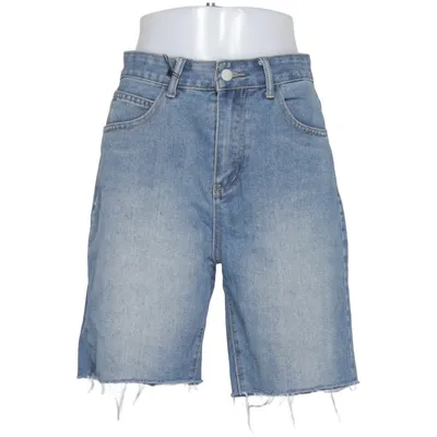 Jeansshorts (Blå) från Romwe Bomull, Polyester, Viskos