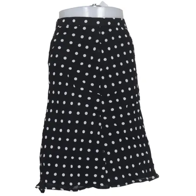 Skirt (Black, White) from Singh Madan Acetate, Viscose