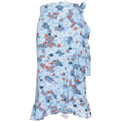 Omlottkjol (Blå, Flerfärgad) från Ichi Elastan, Polyester