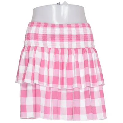 Skirt (Pink, White) from Gina Tricot Elastane, Polyester