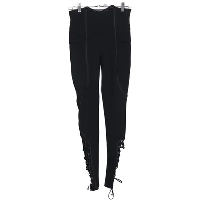 Pants (Black) from Temperley Elastane, Polyamide, Silk, Viscose