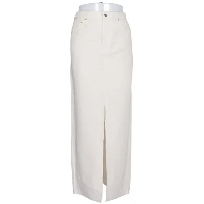 Maxi skirt (Beige) from H&M Cotton, Linen, Polyester, Viscose
