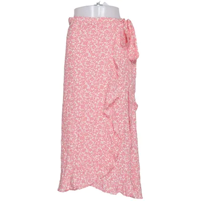 Jupe portefeuille (Rose, Blanc) de Boii Viscose