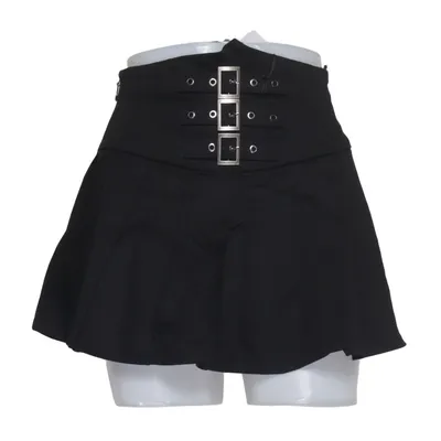 Skirt (Black) from Punk Rave Cotton, Elastane