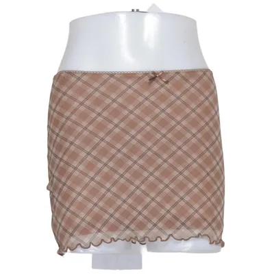 Kjol (Brun, Beige) från Divided by H&M Elastan, Polyester