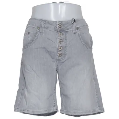 Denim shorts (Grijs) van Please Now Katoen, Elastaan
