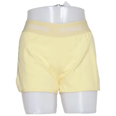 Short de sport (Jaune) de Stronger Élasthane, Polyester