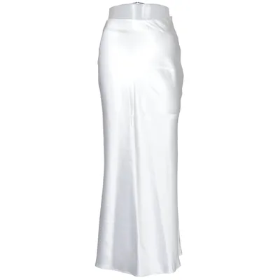 Långkjol (Vit) från NA-KD Elastan, Polyester