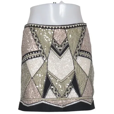 Jupe (Noir, Or, Multicolore) de Promod