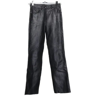 Leather pants (Black) from Conbipel Leather, Polyester