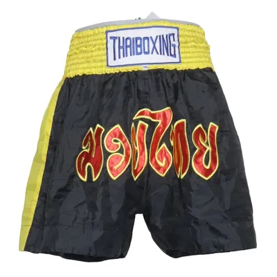 Kampsportsbyxor (Svart, Gul) från Thaiboxning
