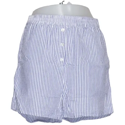 Pyjamasshorts (Blå, Hvid) fra One and Other Bomuld