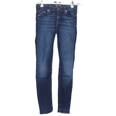 Jeans (Blå) från 7 for All Mankind Bomull, Polyuretan