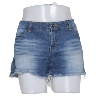 Short en jean (Bleu) de VILA Coton, Élasthane