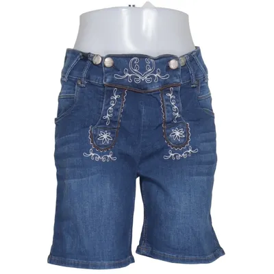Short en jean (Bleu) de Waldschütz Coton, Élasthane